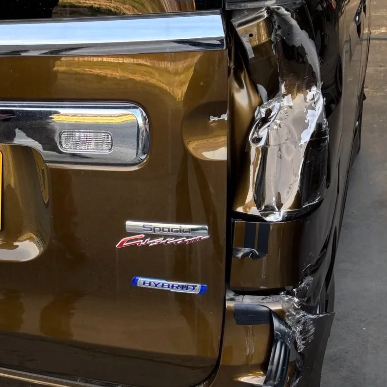 奈良県桜井市よりスペーシアカスタム板金塗装修理のご依頼