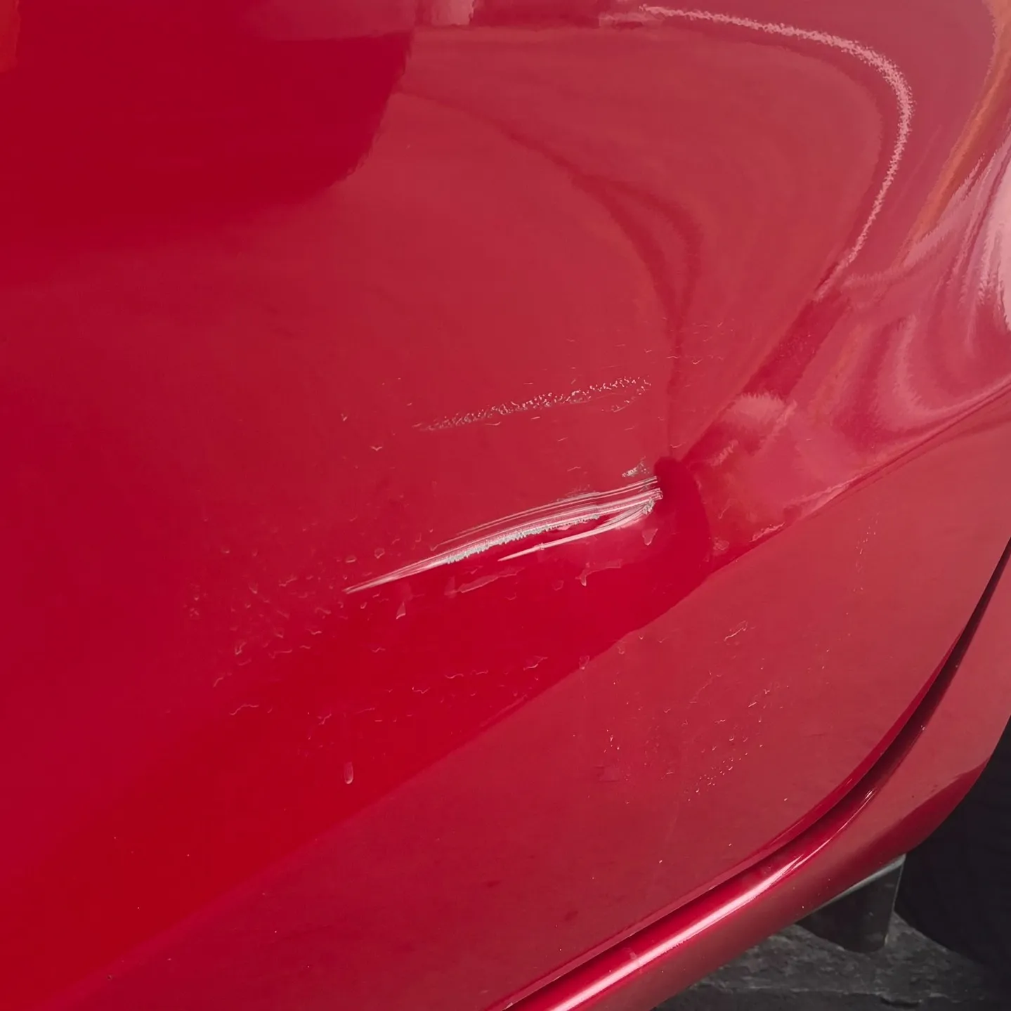 奈良県香芝市よりアクア板金塗装修理のご依頼